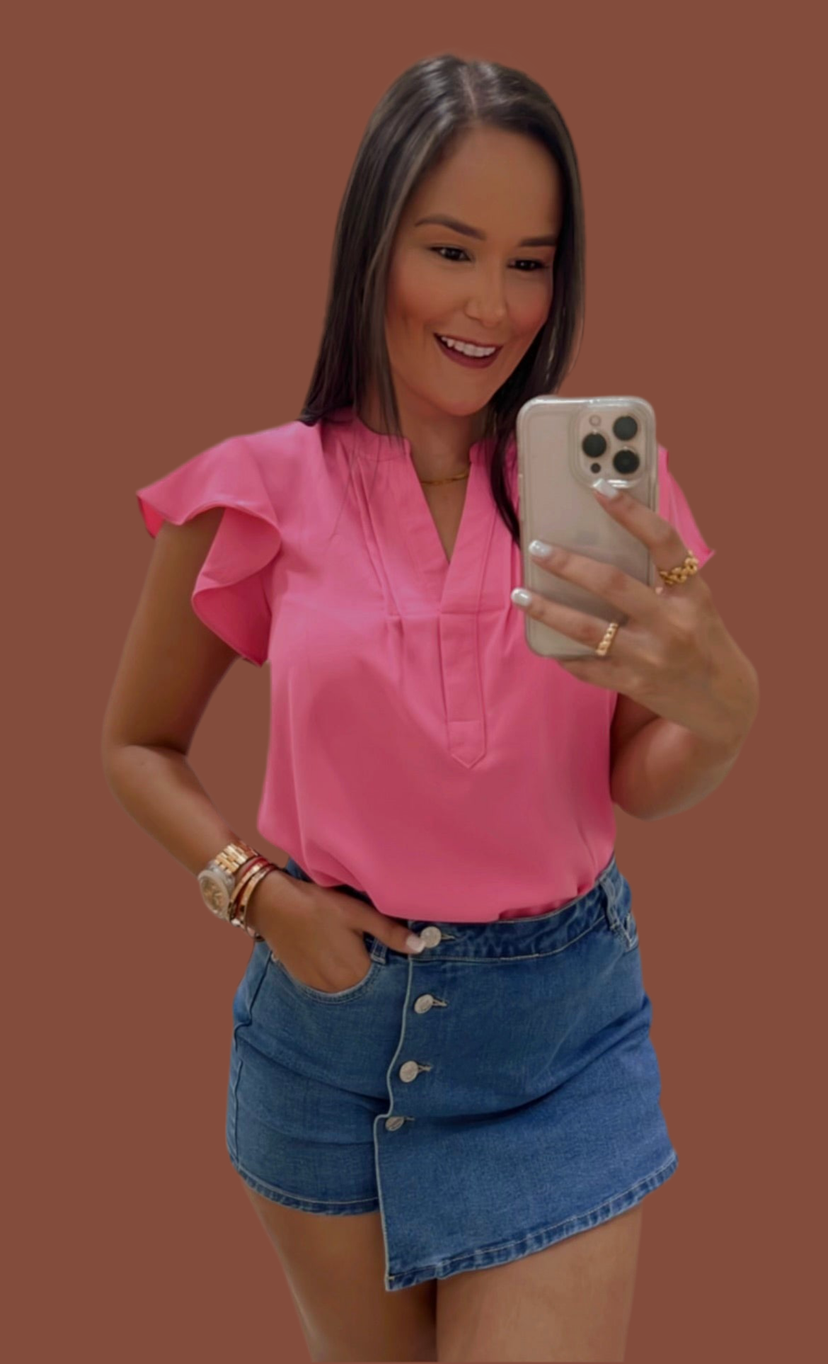 Blusa Vuelos Mangas