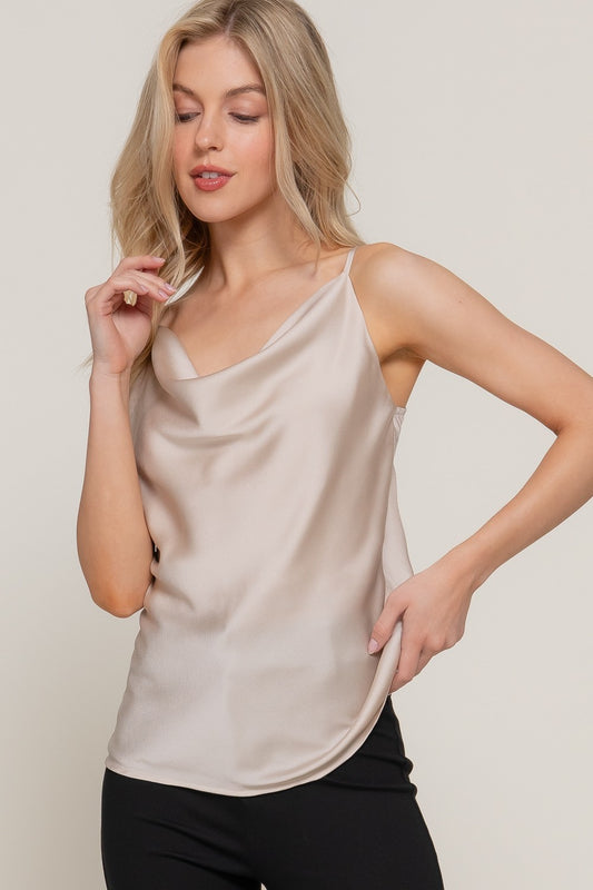 Blusa Champagne Tirantes