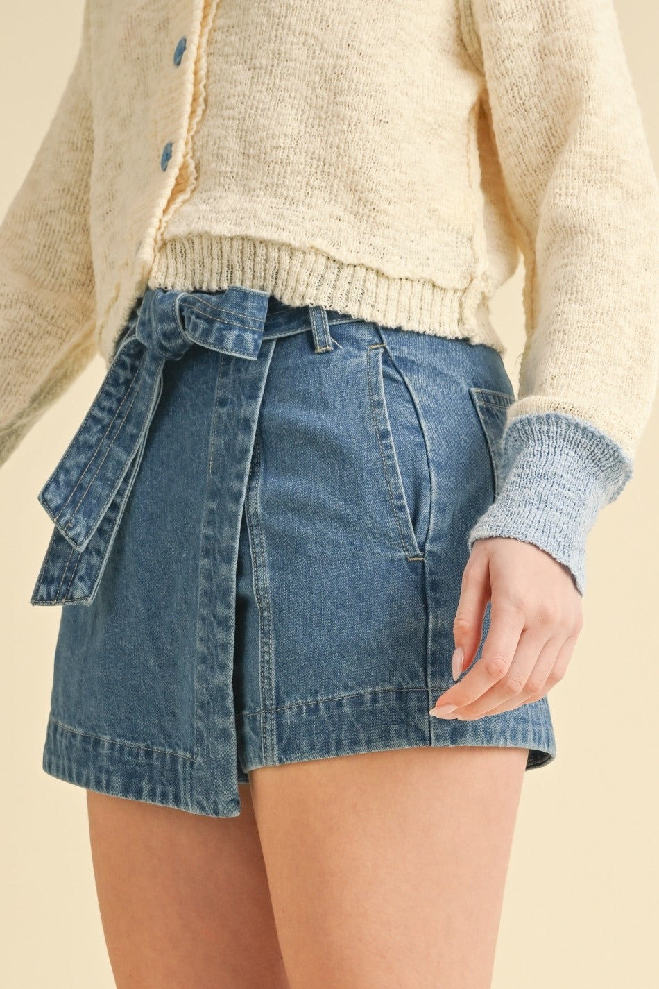 Skort Mezclilla