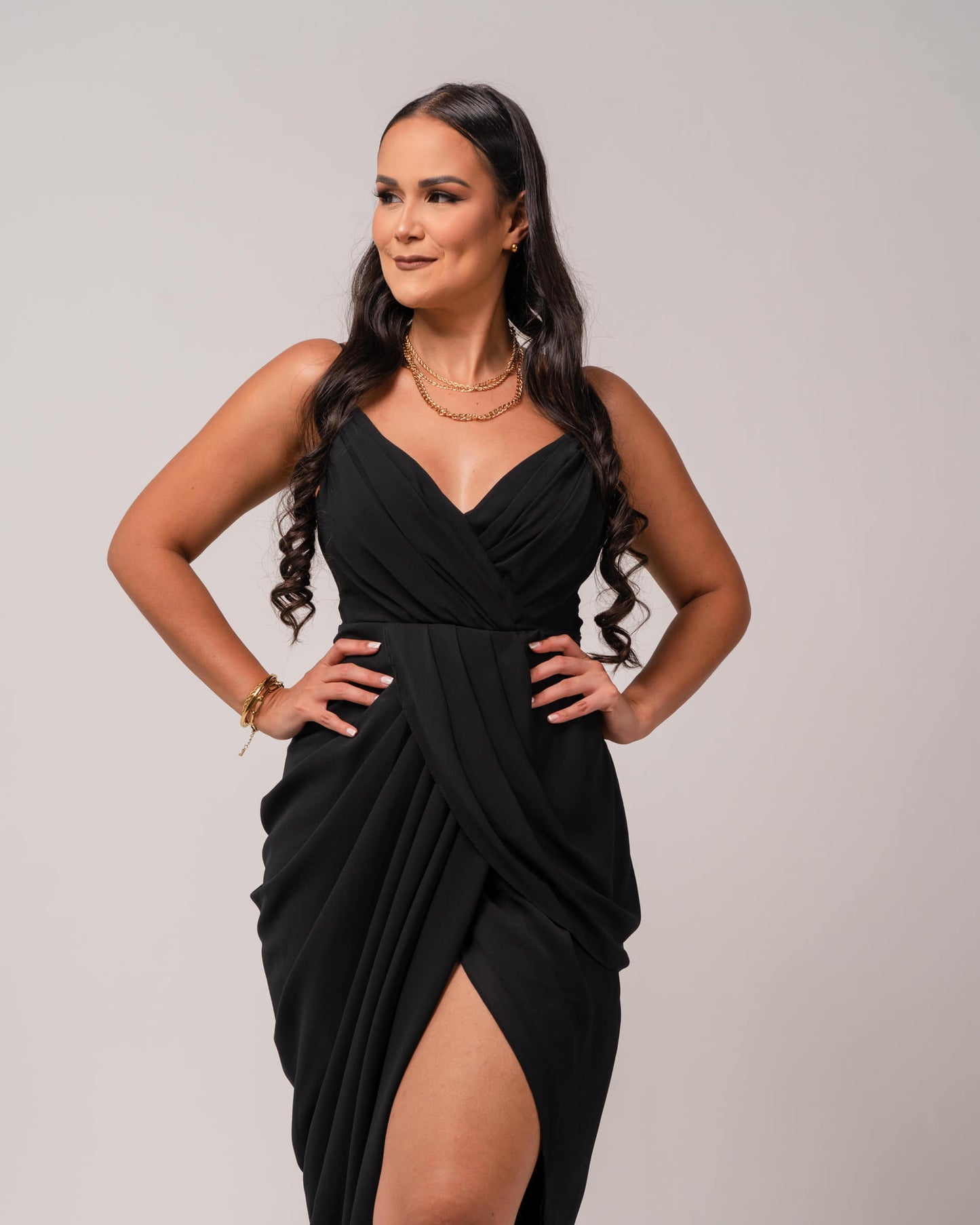 Vestido Negro Tirantes