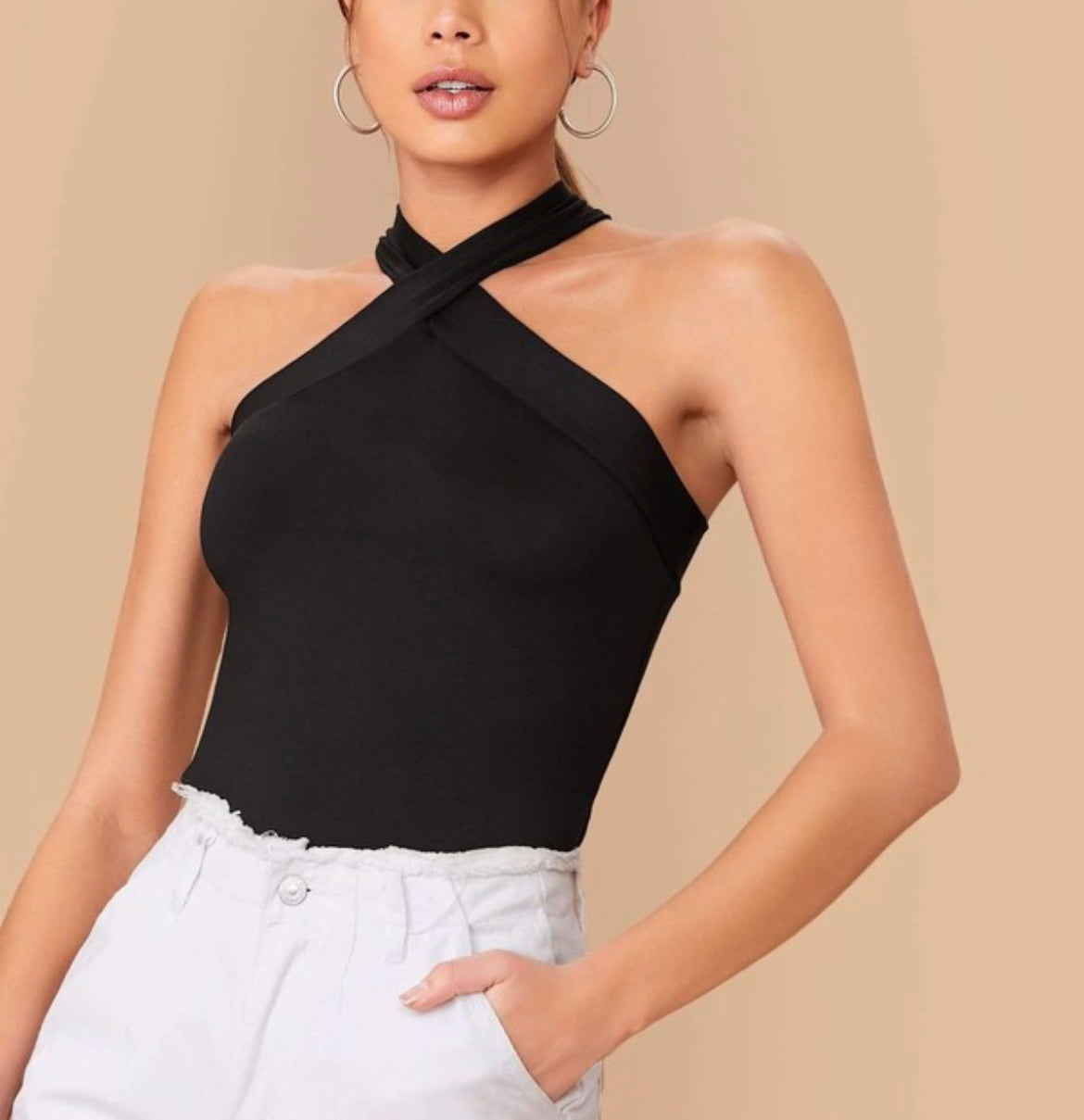 Blusa Cruzada Cuello - Main Image