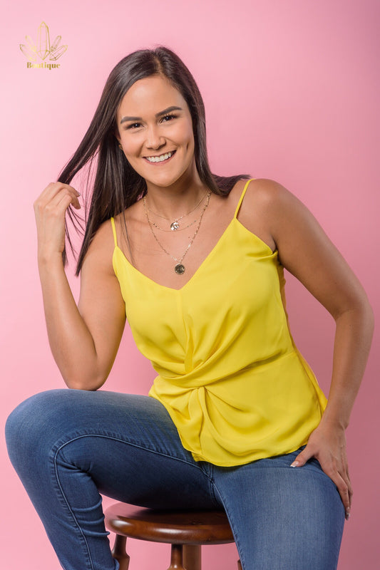 Blusa Amarilla Tirantes