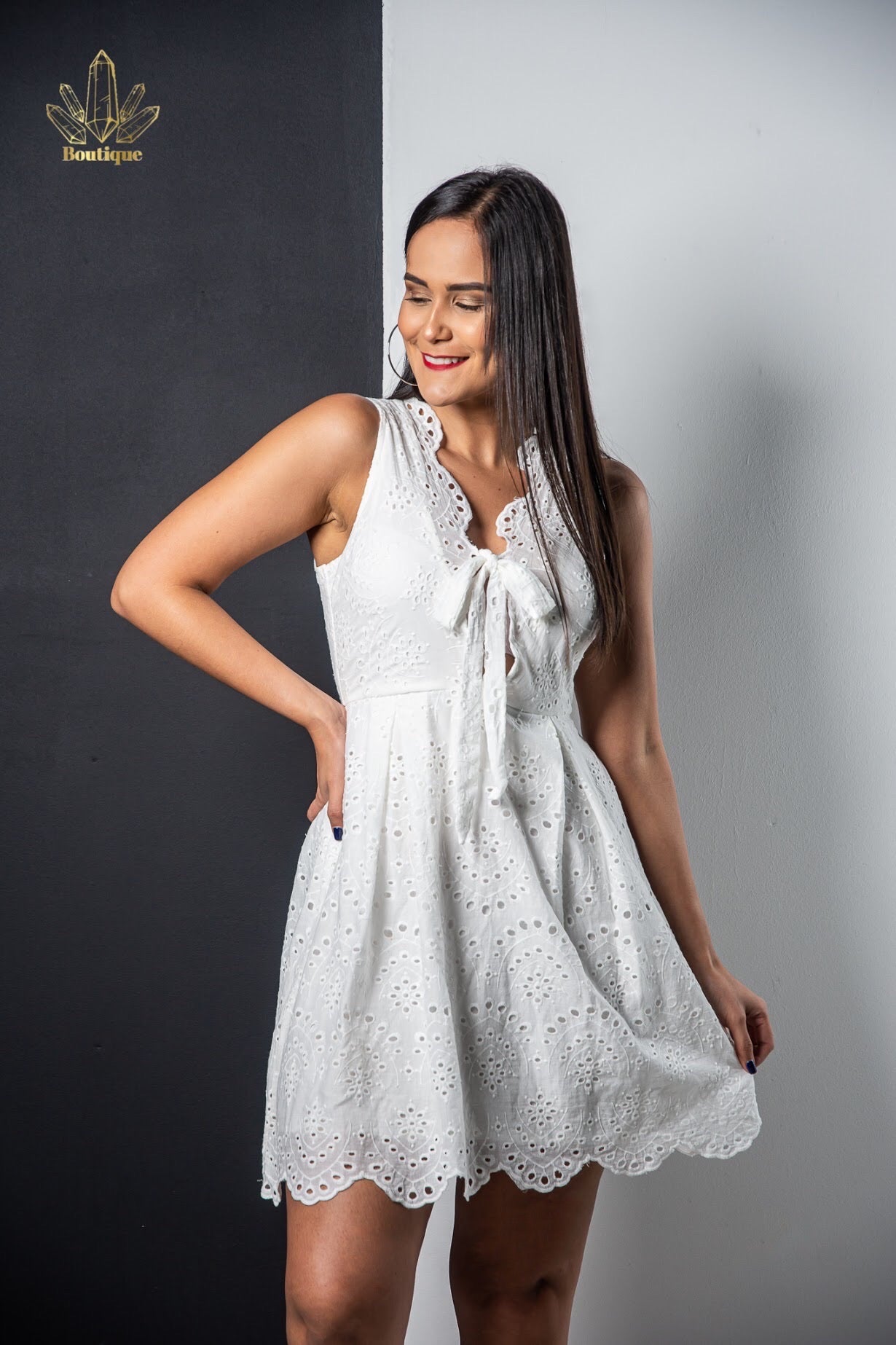 Vestido Blanco Corto