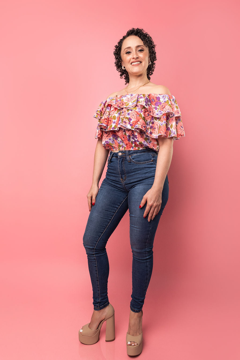 Blusa Vuelos Floreada