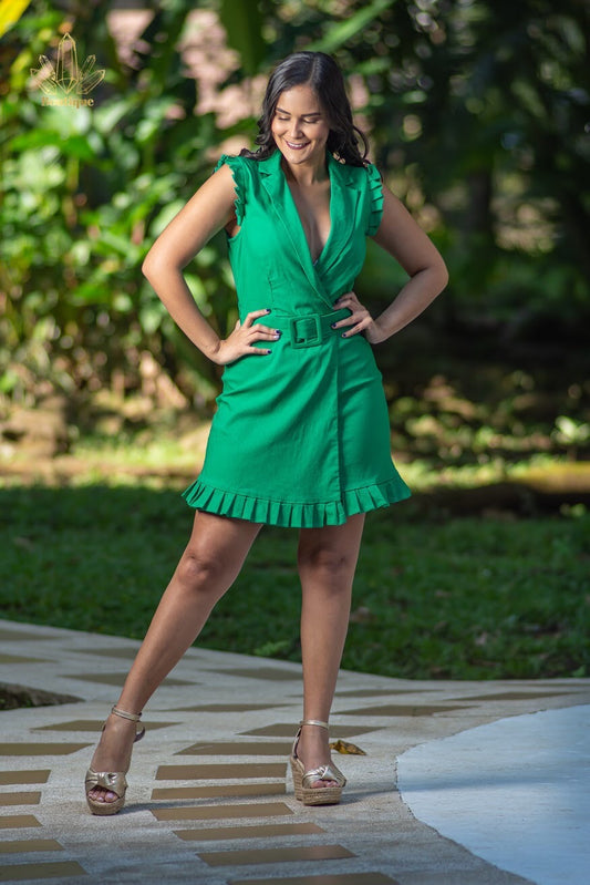Vestido Verde Corto