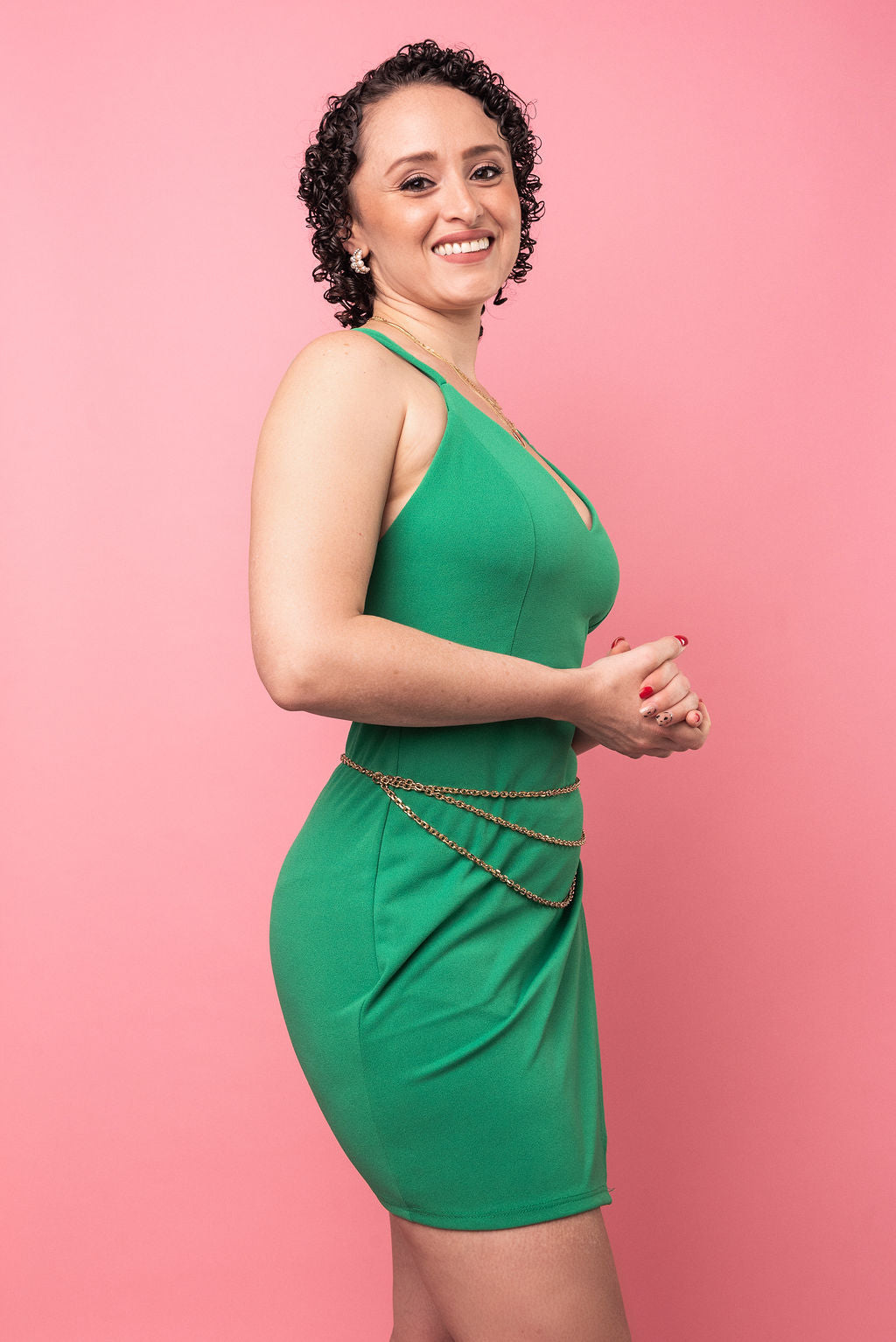 Vestido Verde Tirantes