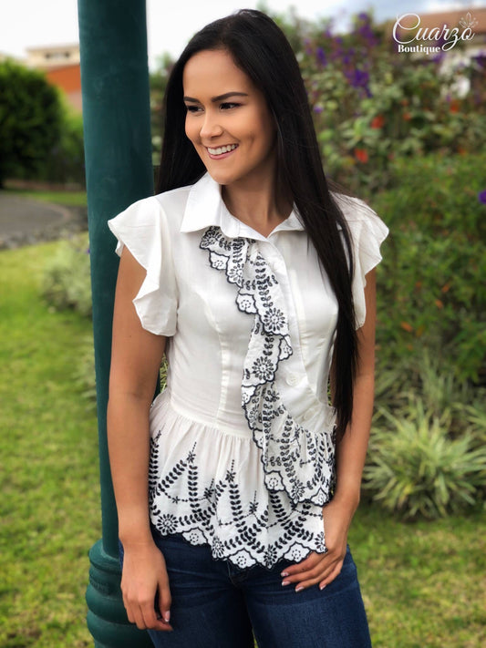 Blusa Bordada