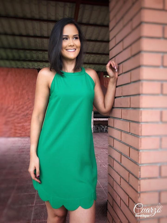 Vestido Verde Corto