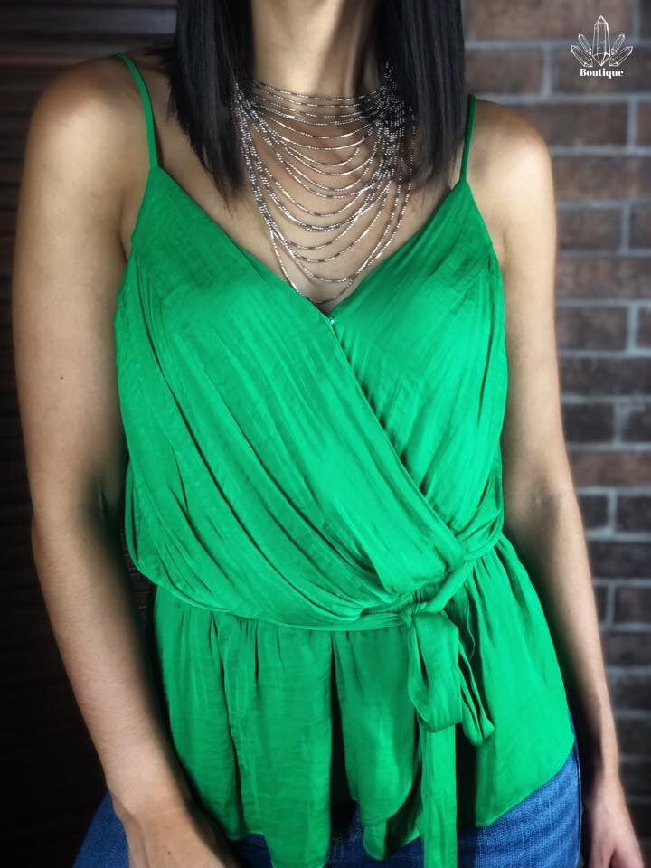 Blusa Verde Tirantes