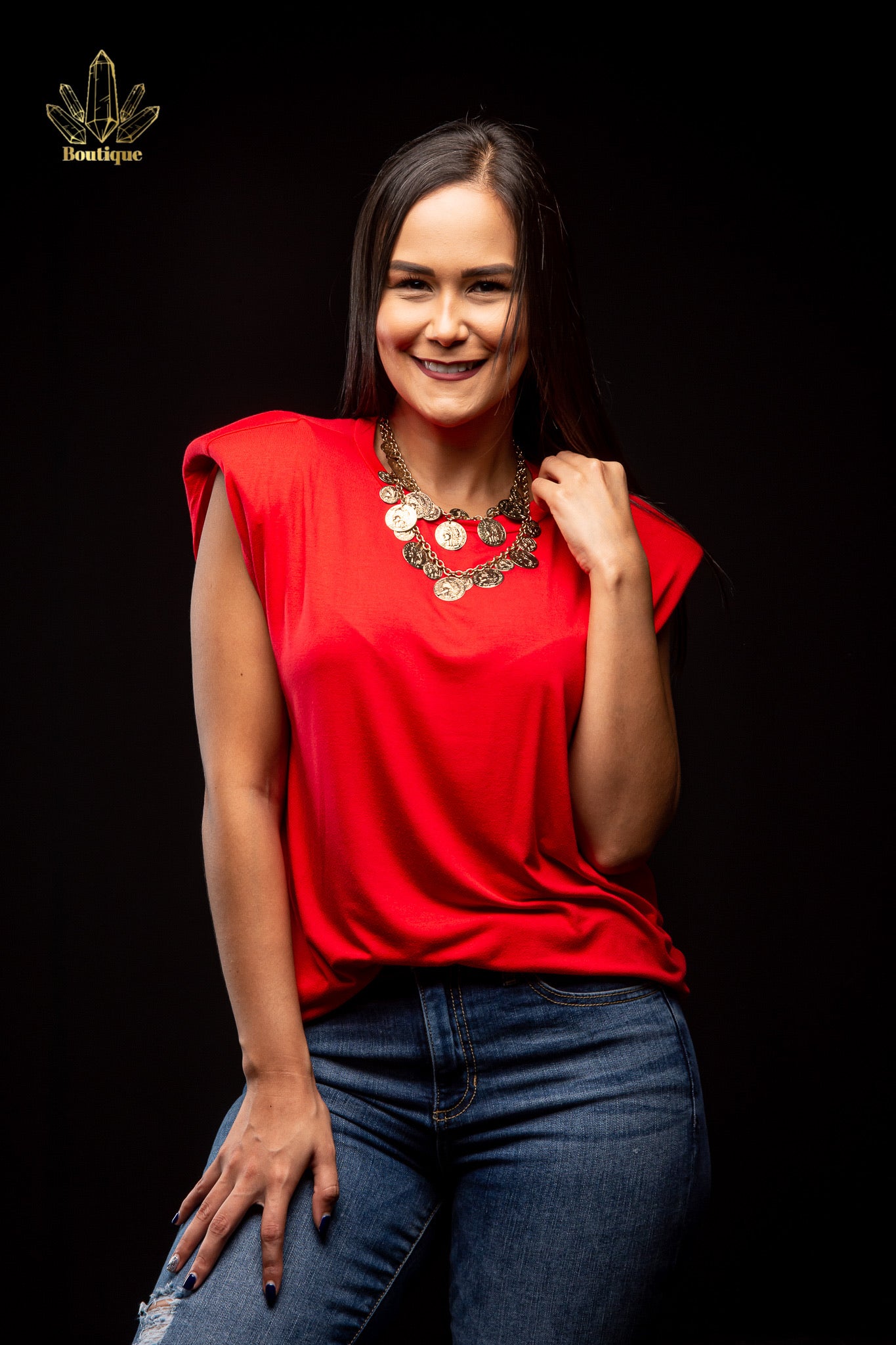 Blusa Hombreras