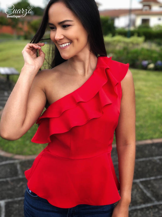 Blusa Roja Vuelos
