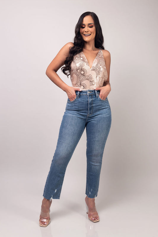 Pantalón Mezclilla Recto