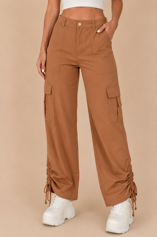Pantalon Camel Cargo