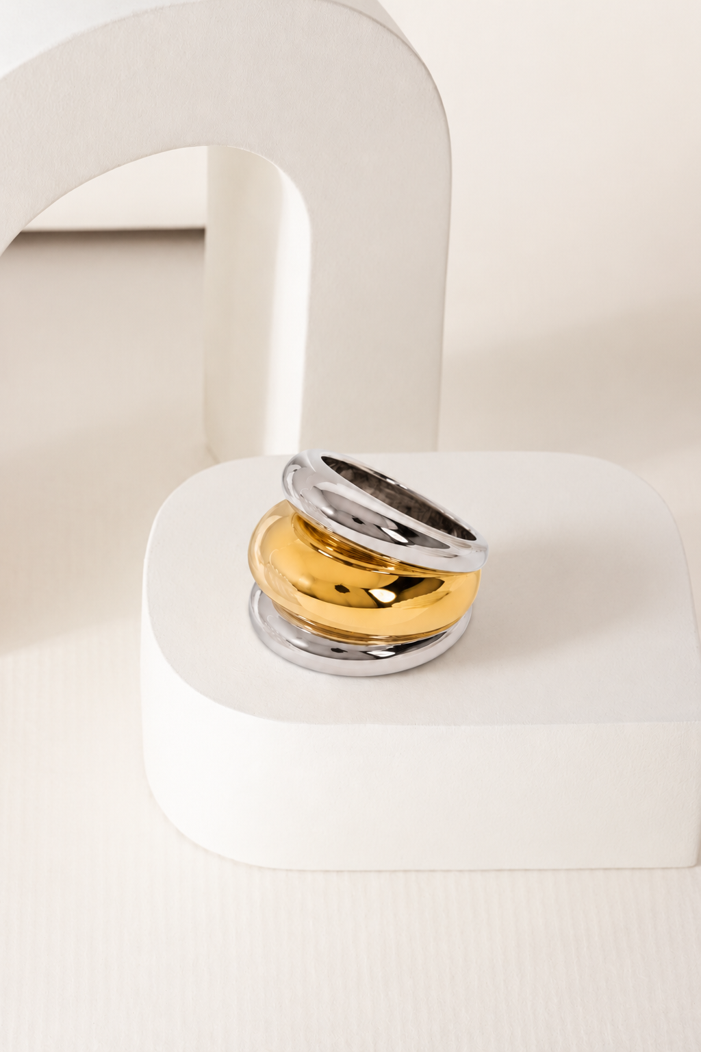 Anillo Dorado/Plateado