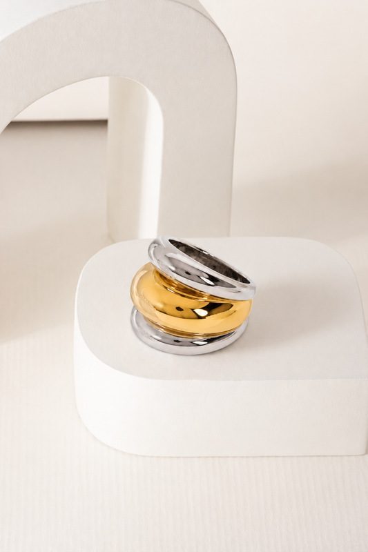 Anillo Dorado/Plateado