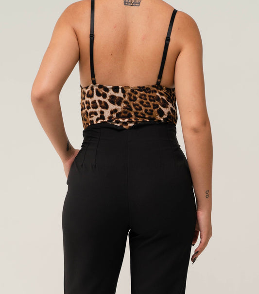 Bodysuit Leopardo Tirantes