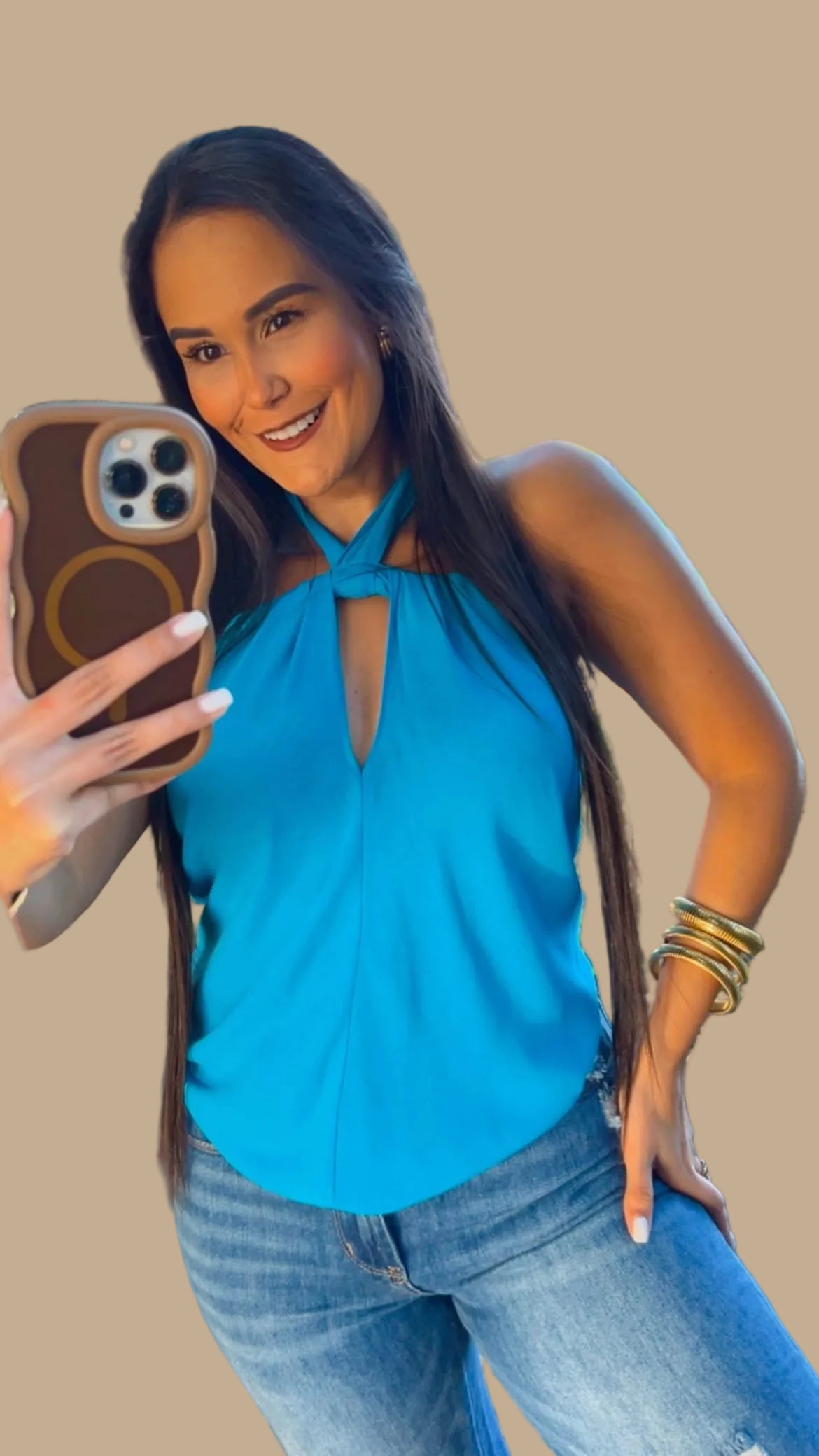 Blusa Amarre Cuello