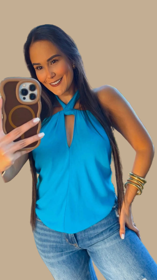 Blusa Amarre Cuello