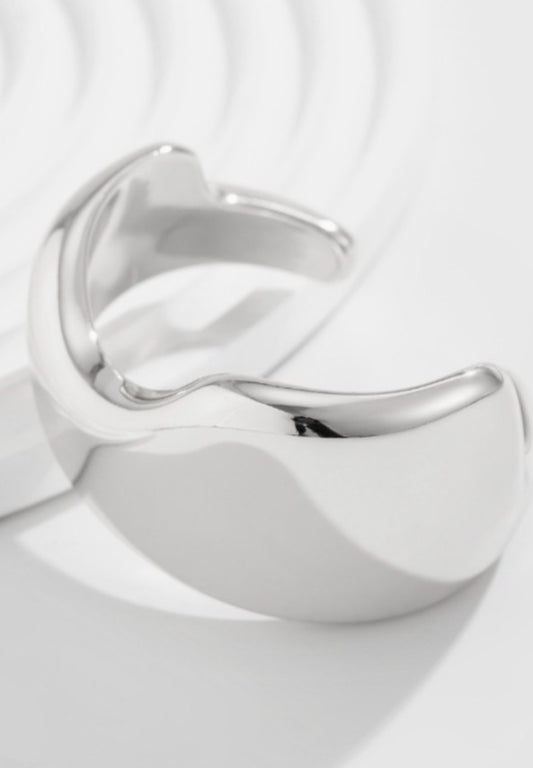 Pulsera Plateada Irregular