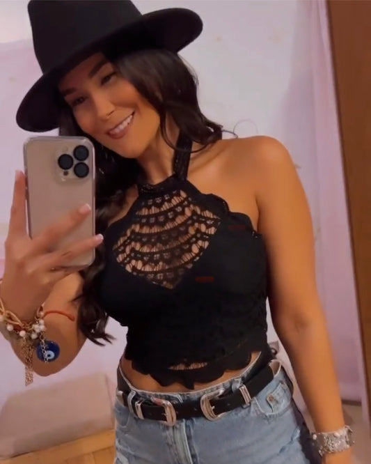 Crop Top Tejido