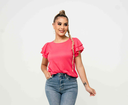 Blusa Vuelos Mangas