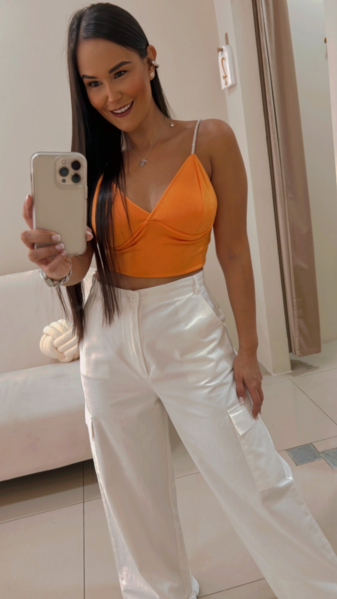 Blusa Tirantes Plateados