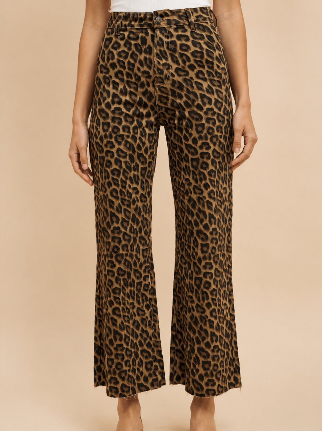 Pantalón Leopardo Wide Leg