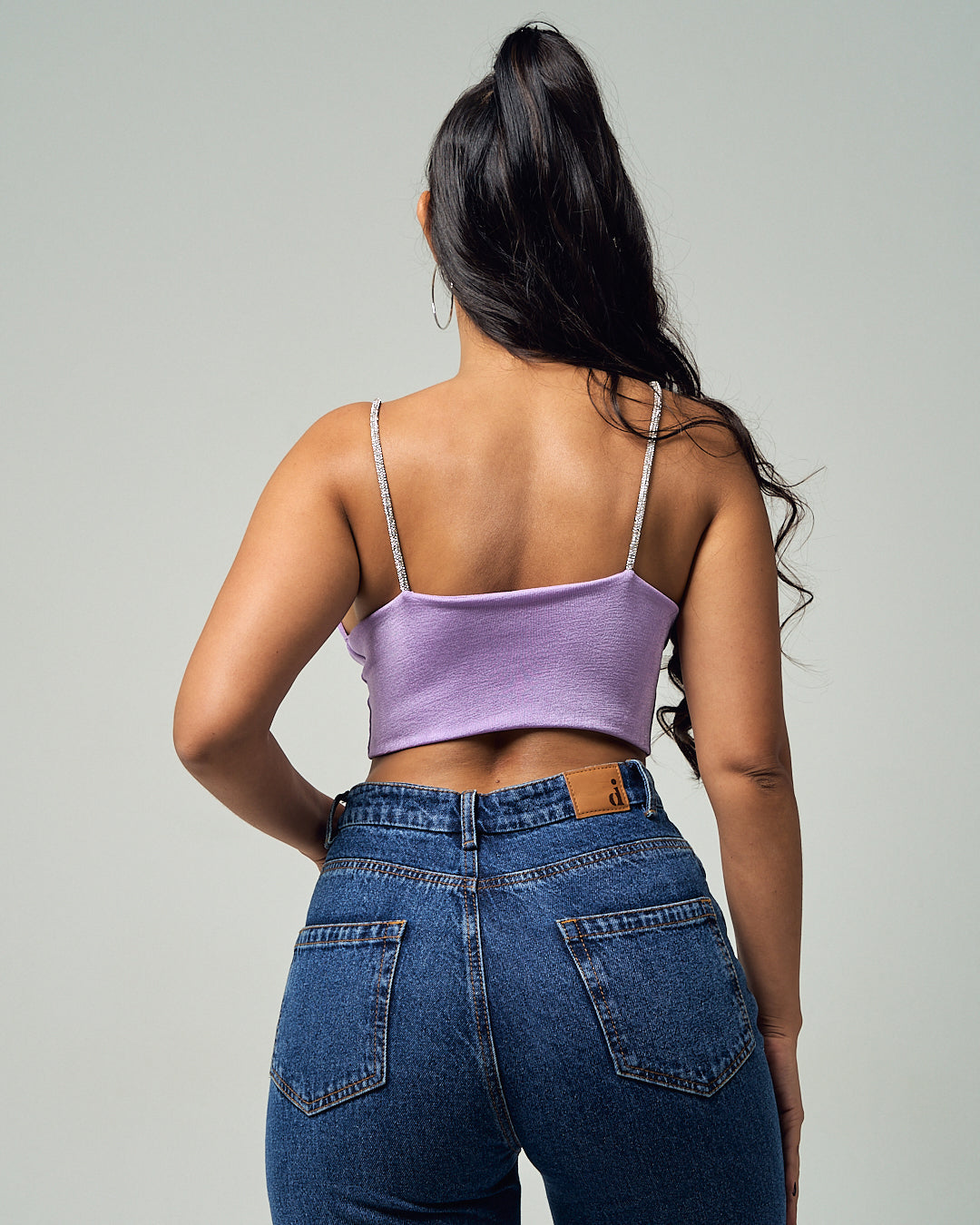 Blusa Tirantes Plateados