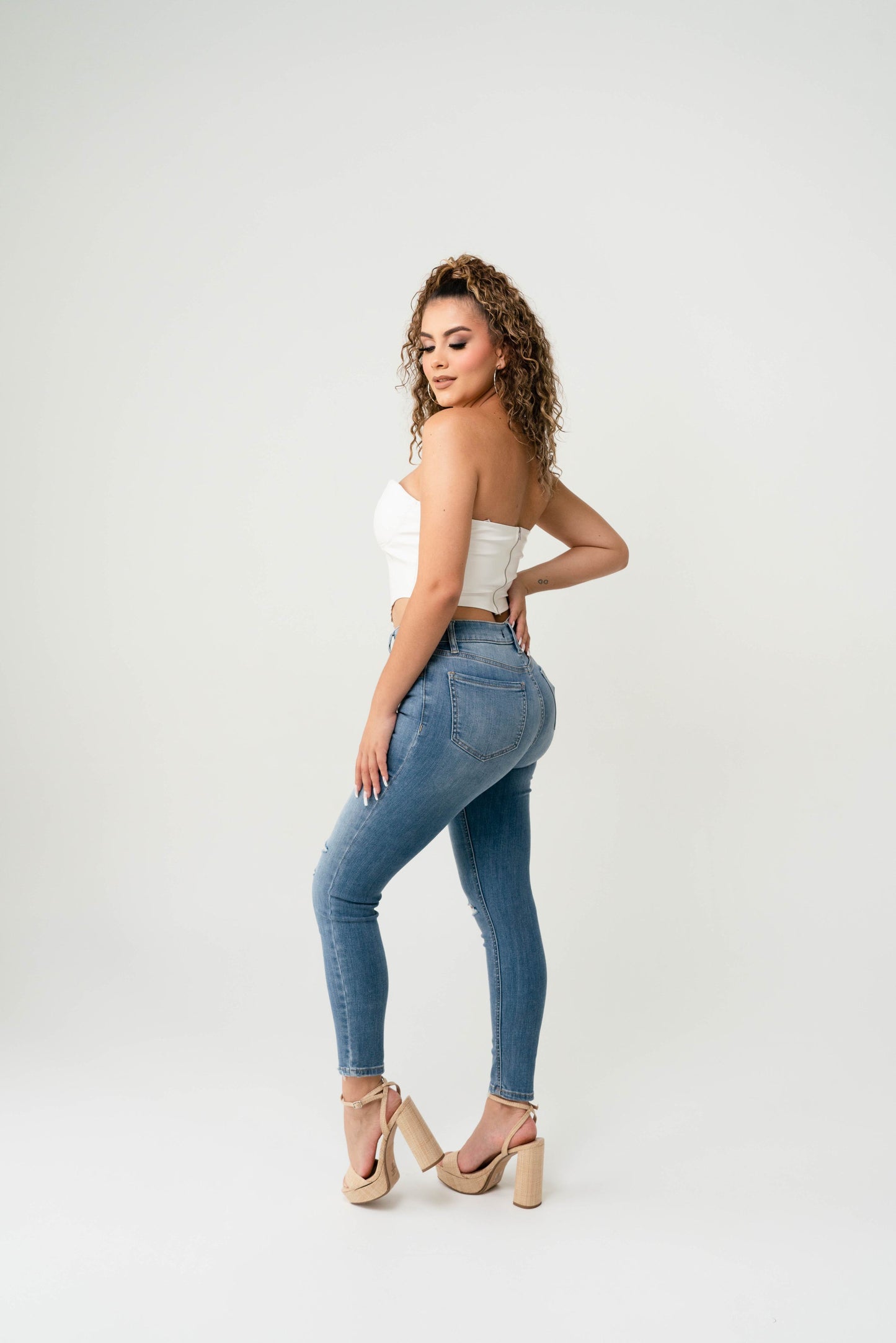 Pantalon Mezclilla Roto