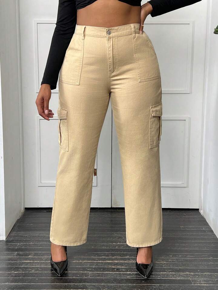 Pantalon Beige Cargo