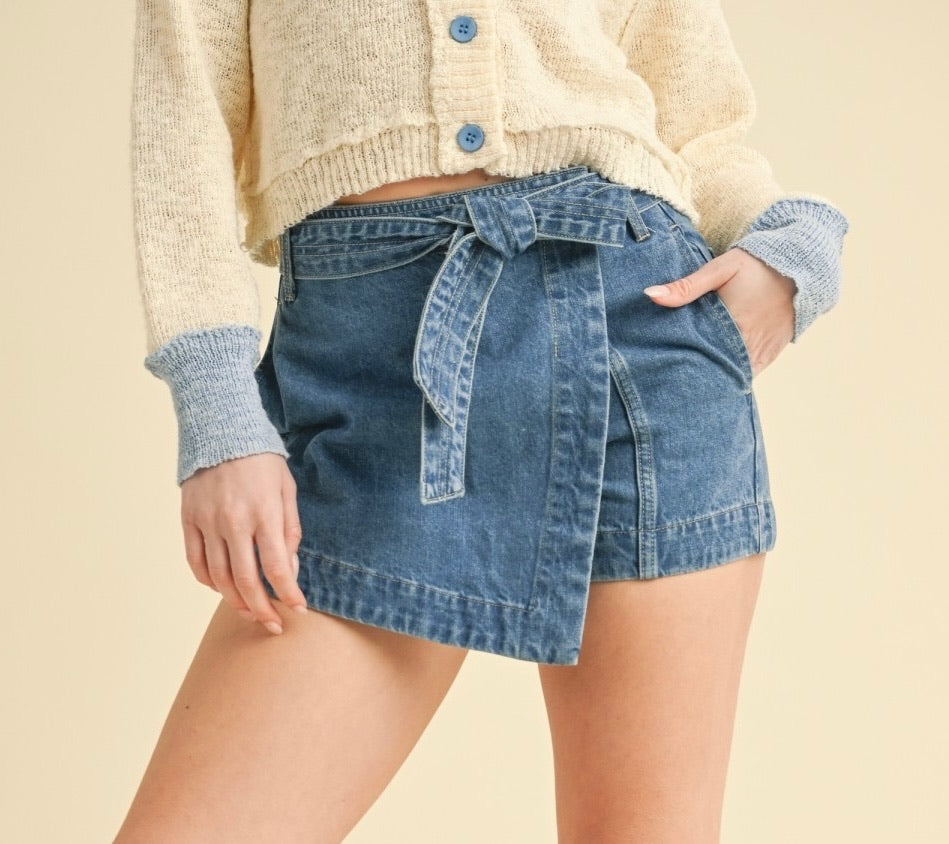 Skort Mezclilla