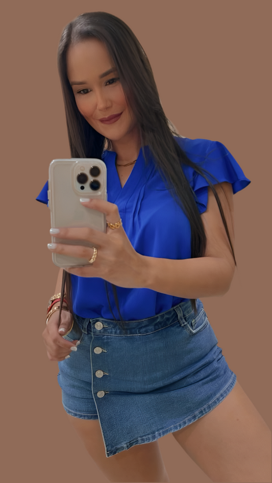Blusa Vuelos Mangas