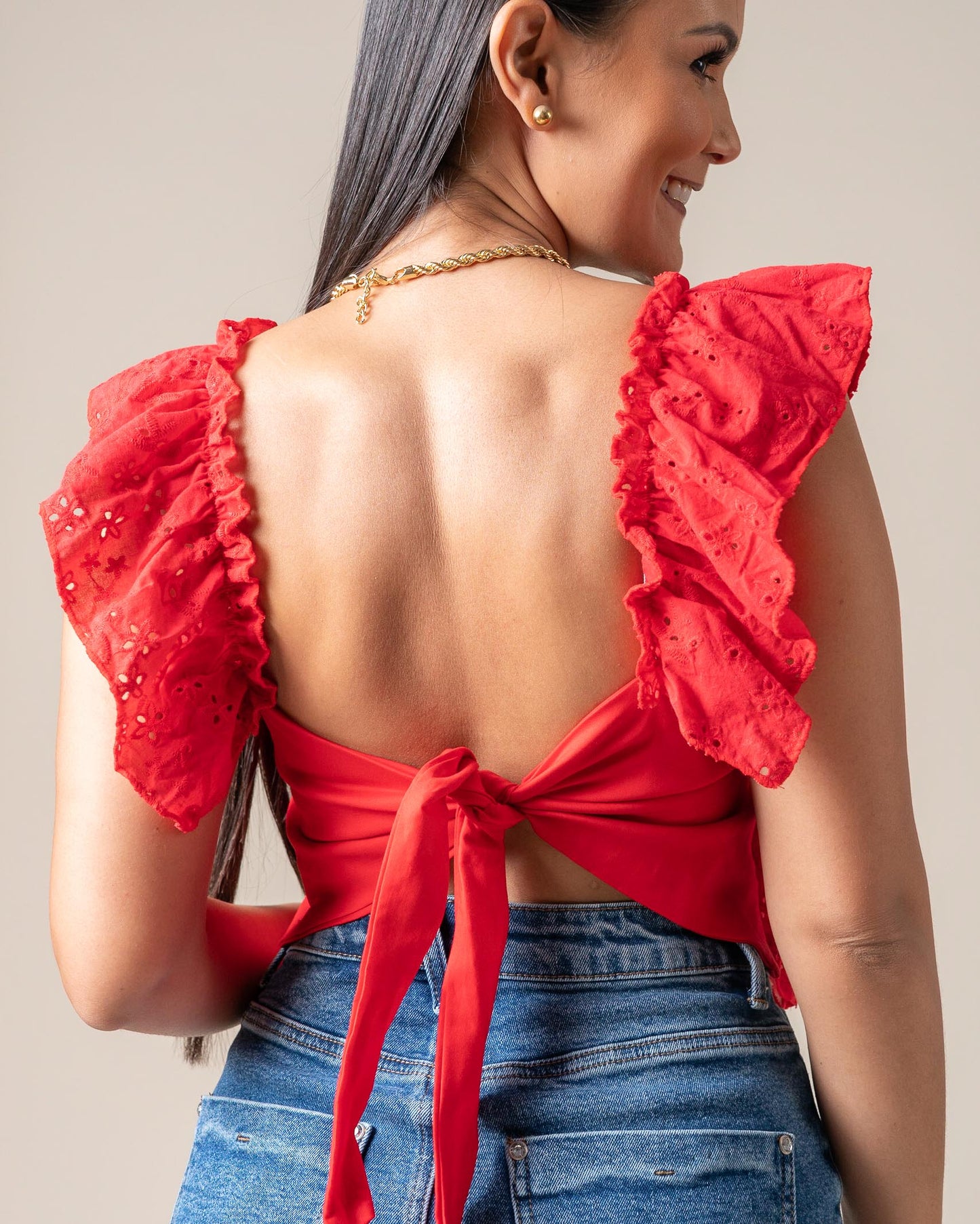 Blusa Lazo Espalda