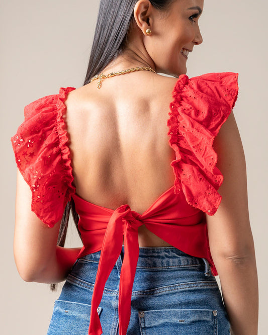 Blusa Lazo Espalda