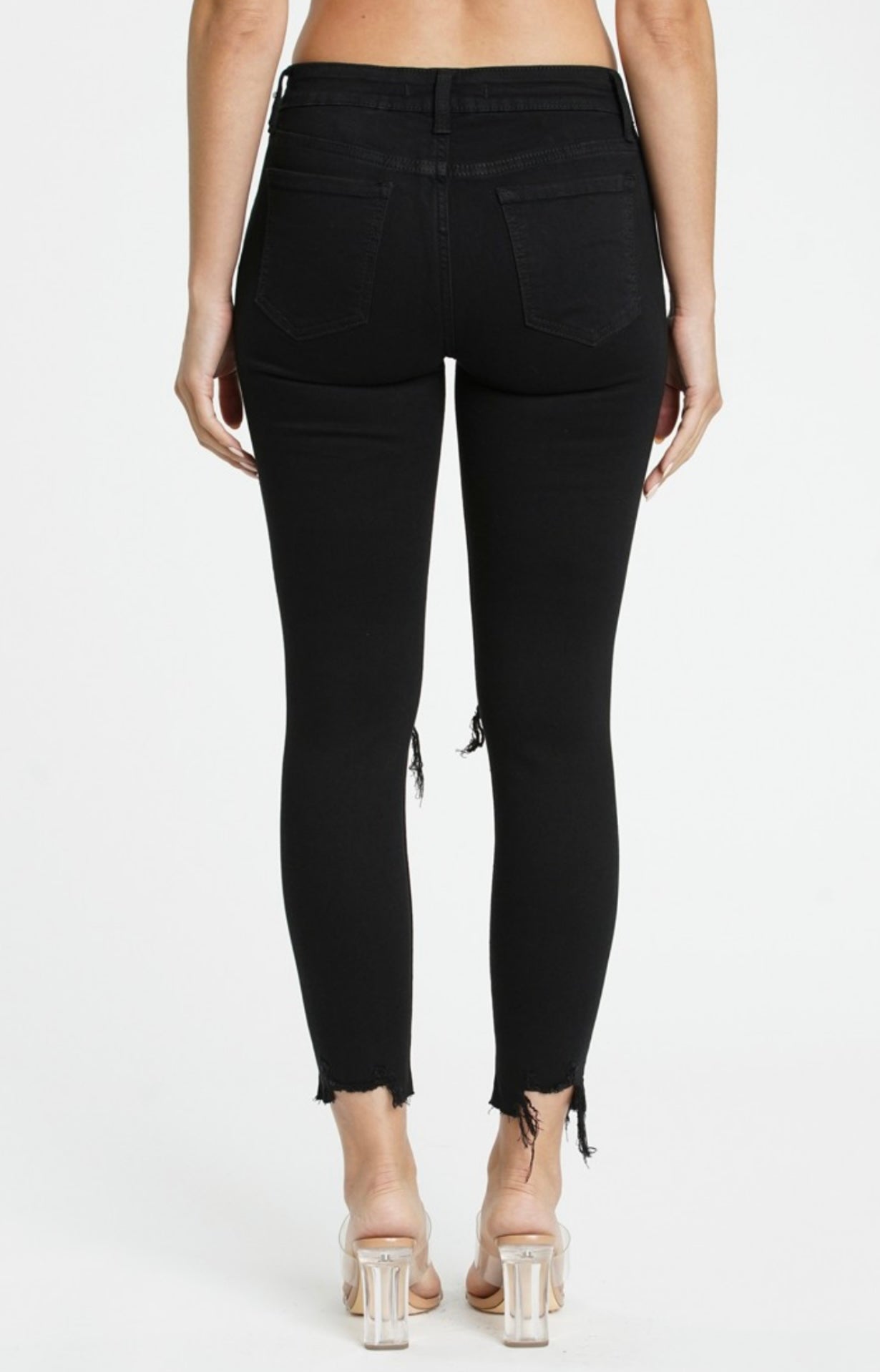 Pantalon Negro Huecos