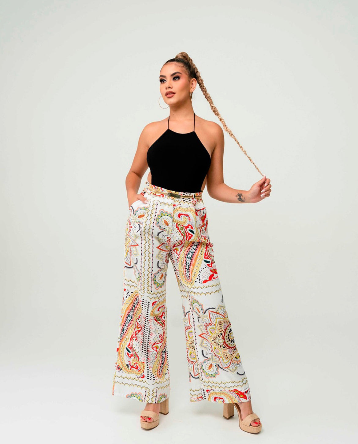 Bodysuit Negro Abertura Espalda Tirantes