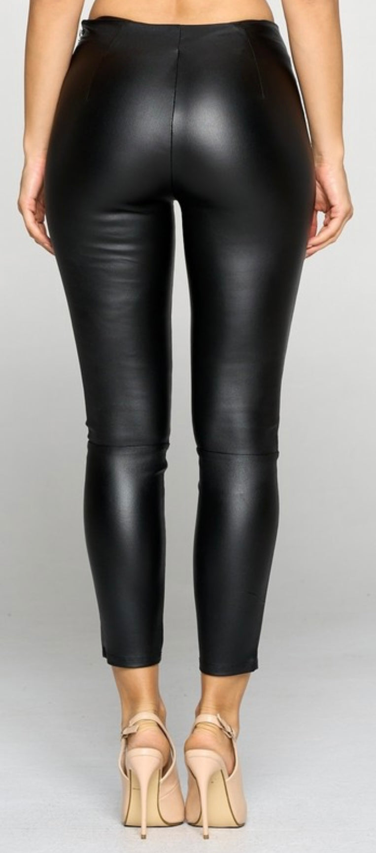 Leggins Negra Cuerina