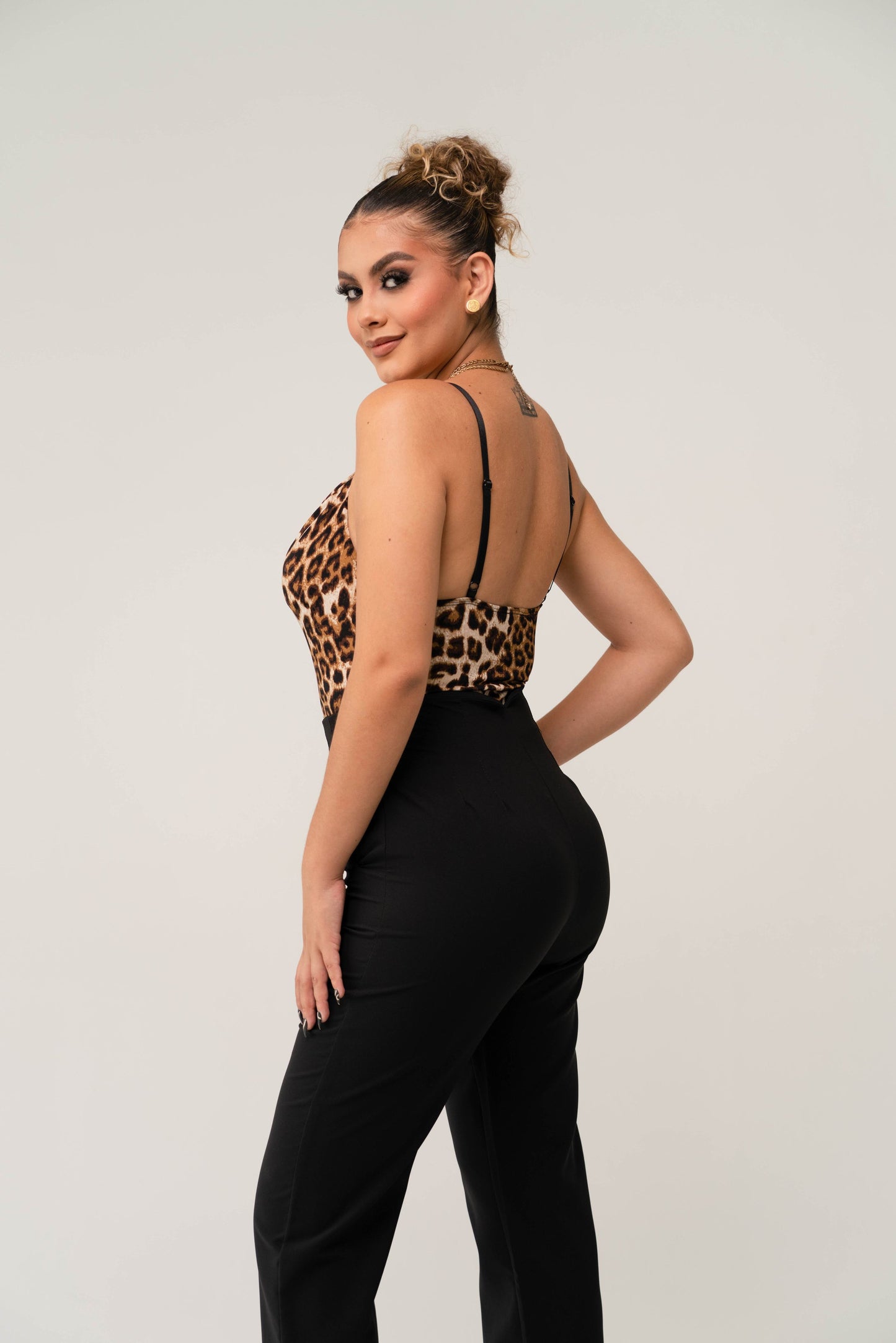 Bodysuit Leopardo Tirantes