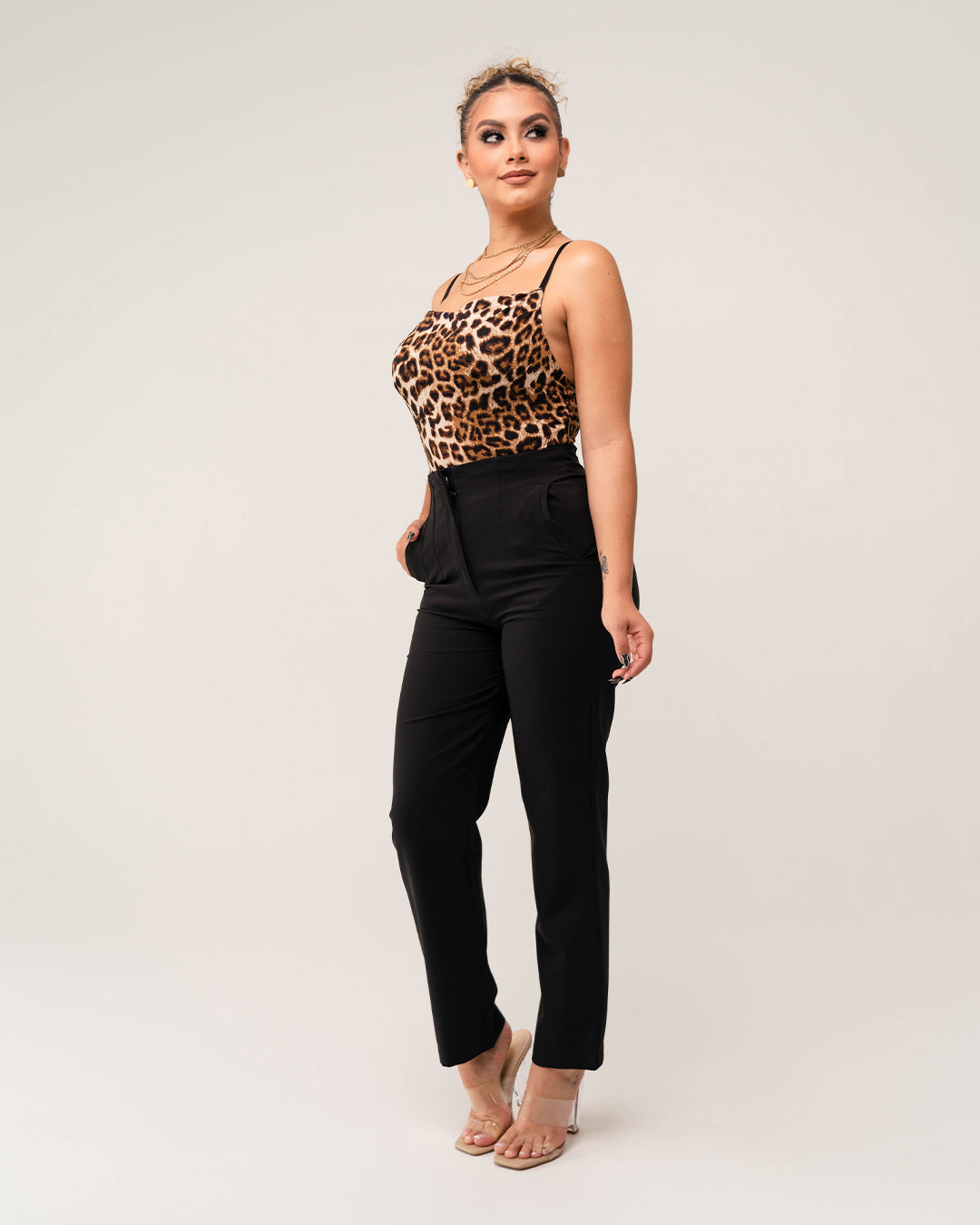 Bodysuit Leopardo Tirantes