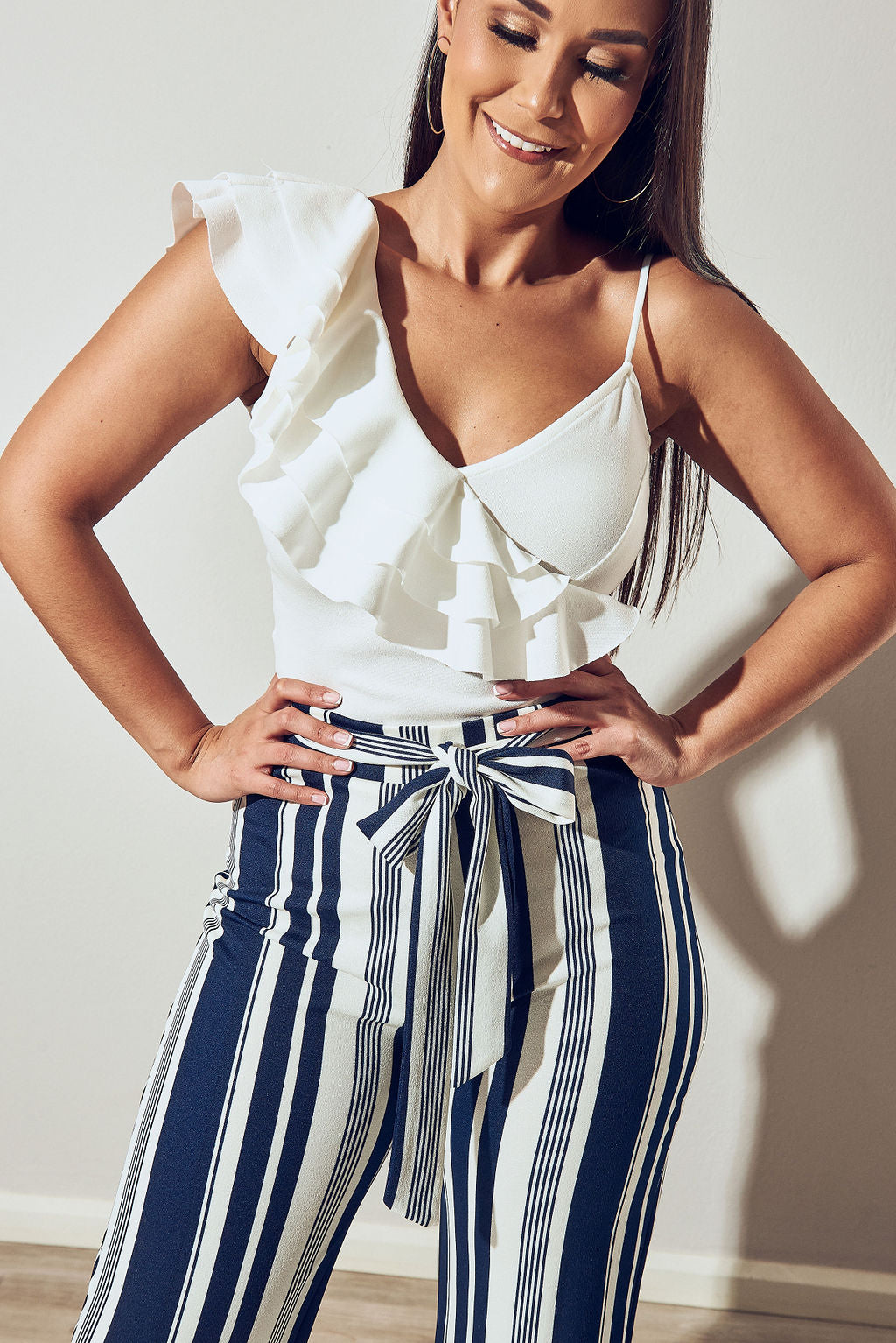 Blusa Vuelo y Tirante