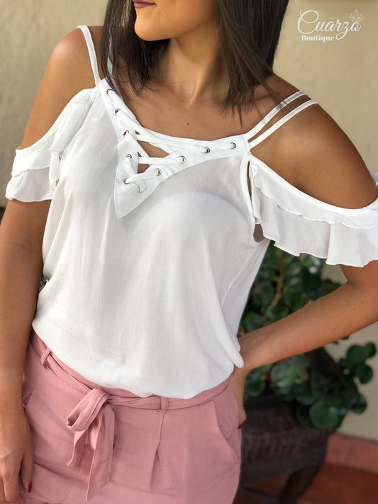 Blusa Blanca Tirantes