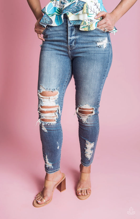 Pantalon Mezclilla Roto