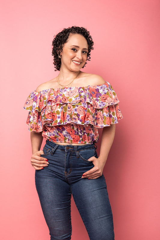 Blusa Vuelos Floreada
