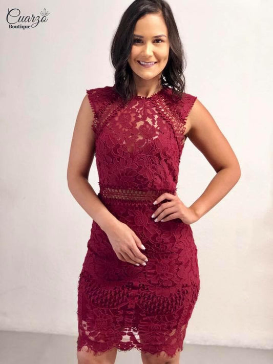 Vestido Vino Corto