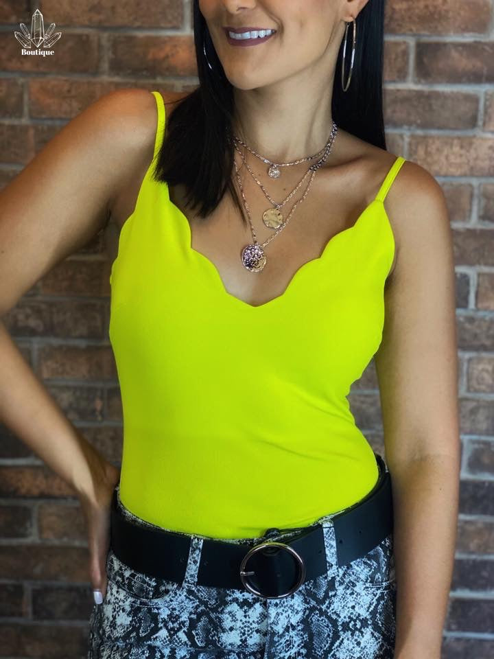 Bodysuit Verde Limon Tirantes
