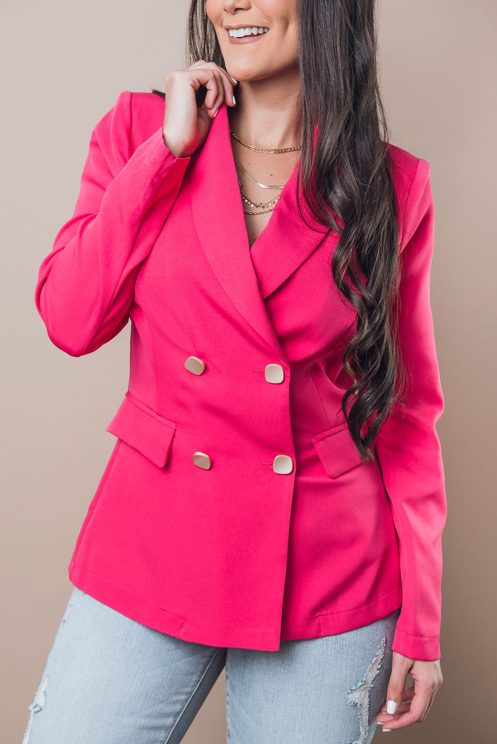 Blazer Botones Dorados