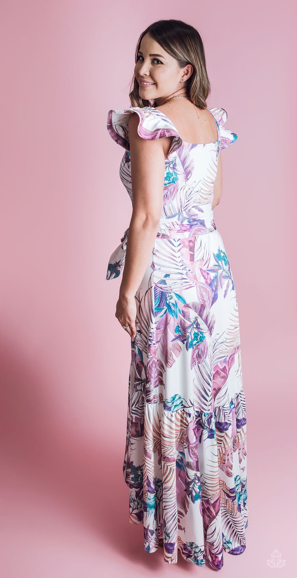 Vestido Largo Estampado