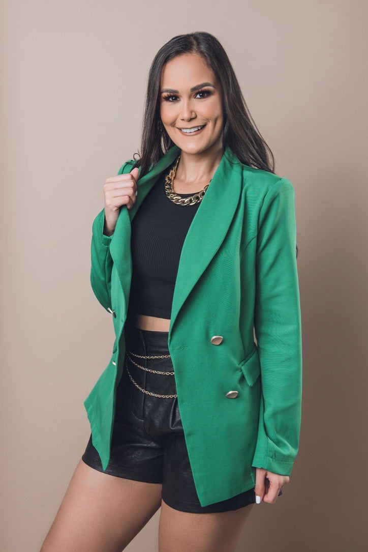 Blazer Botones Dorados