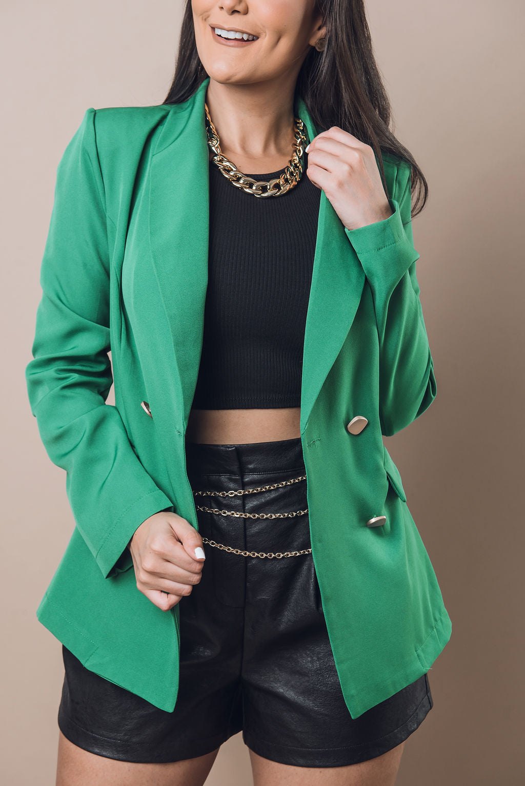 Blazer Botones Dorados